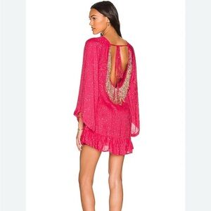Revolve Sundress Indiana Dress Tassel Boho XS/S